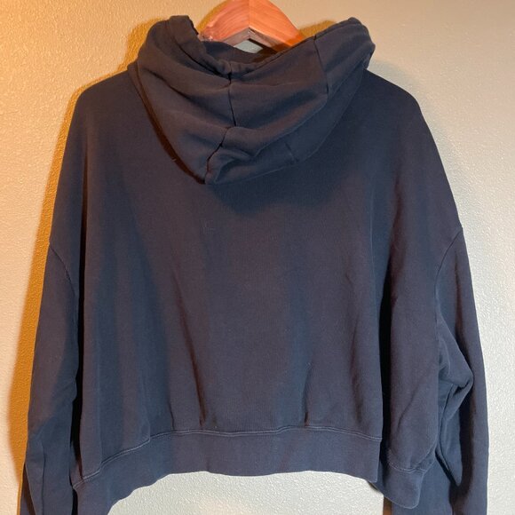 Nike Sportswear Club Fleece Crop Hoodie Sweatshirt - Picture 3 of 8